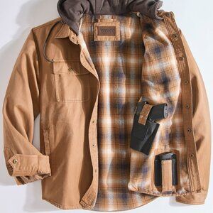 Concealed Carry Smuggler Chore Coat - Grizzly Brown | XL